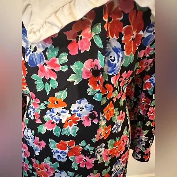 Floral Collared Mini Tea Dress | Nobody's Child | size 12 - Picture 9 of 11